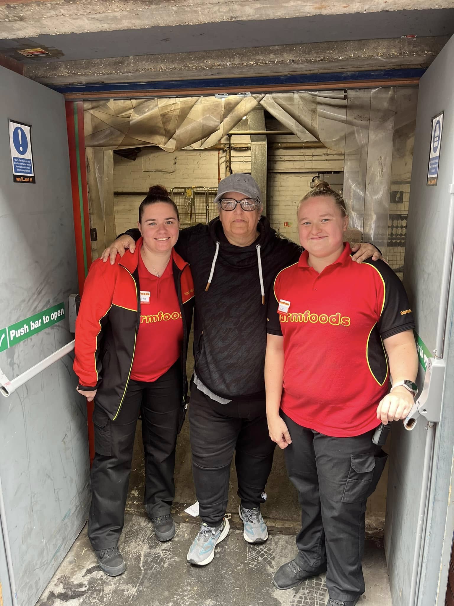 Farm food sponsor display